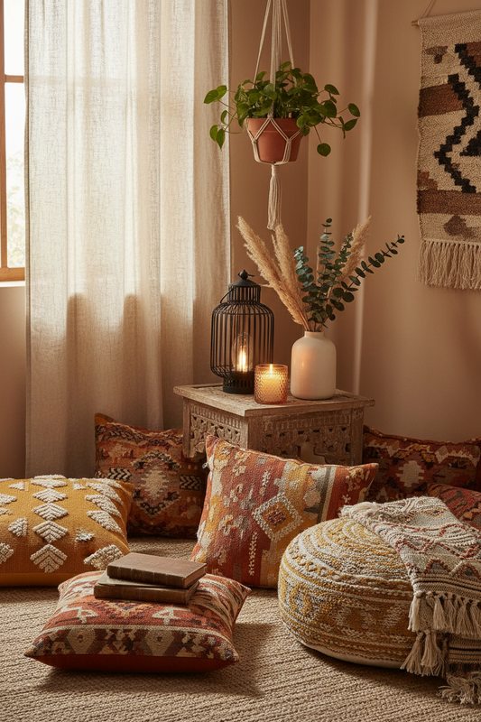 How to Create a Cozy Boho Reading Nook at Home | LetsBoho