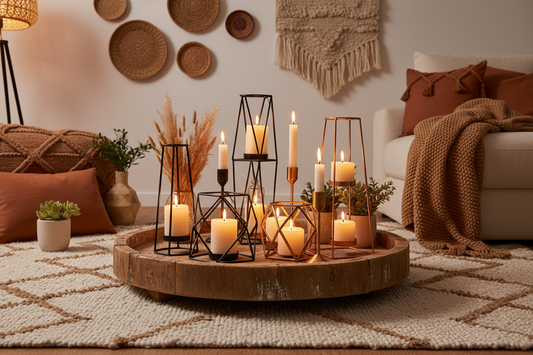 How to Use Geometric Candle Holders for Home Decor — 7 Ideas | LetsBoho