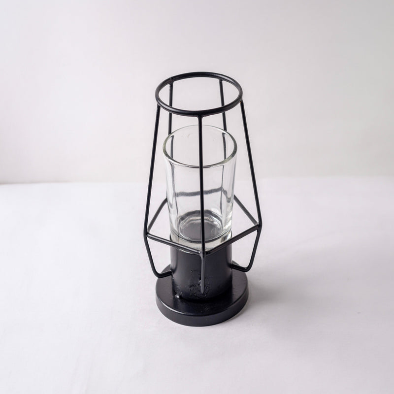 Black Wire Candle Holder