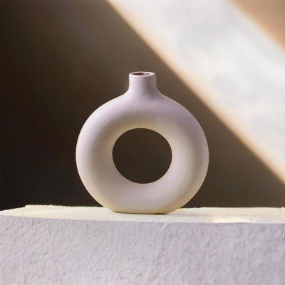 Ceramic Donut Vase