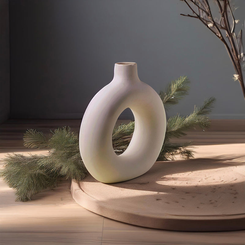 Ceramic Donut Vase