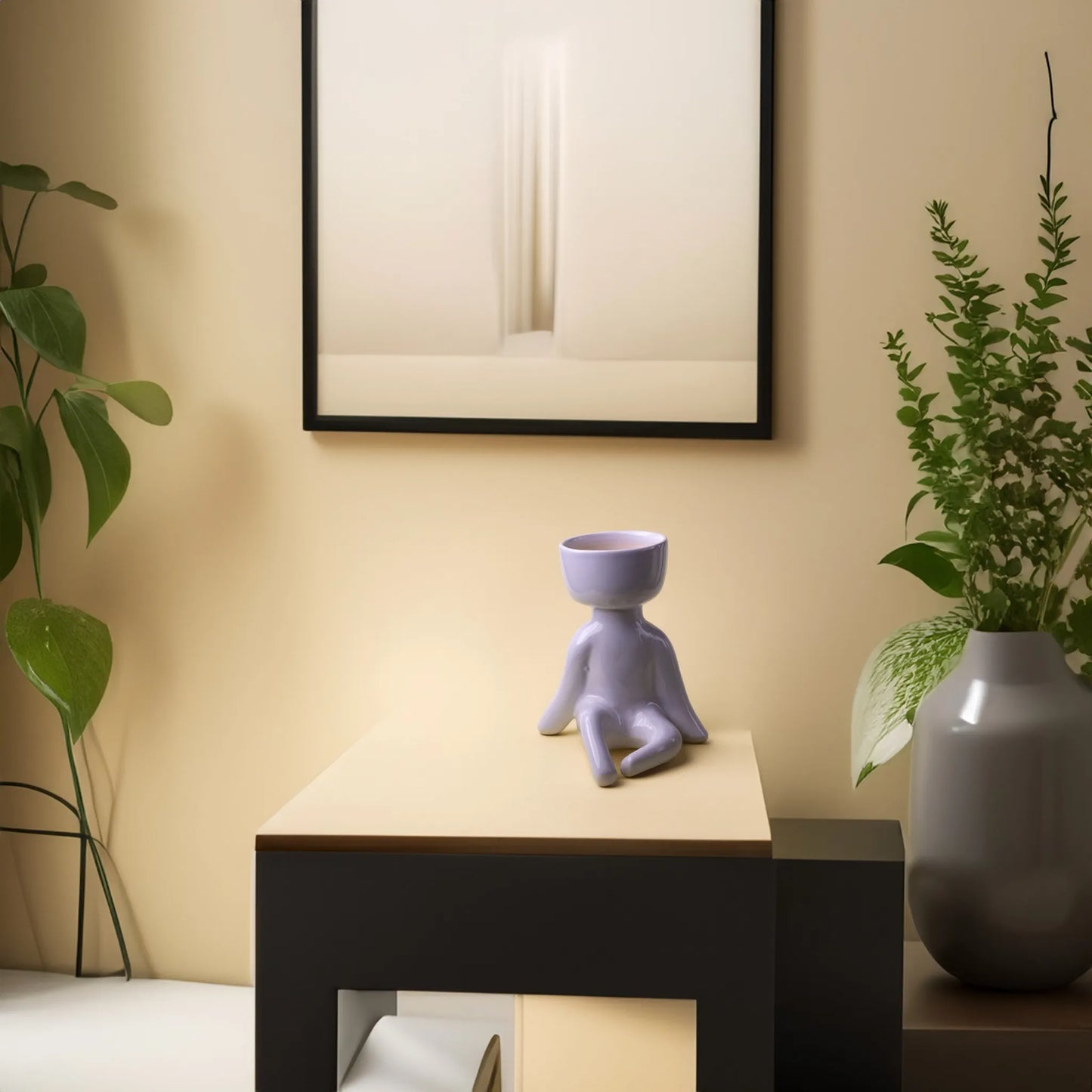 Ceramic Man Planter