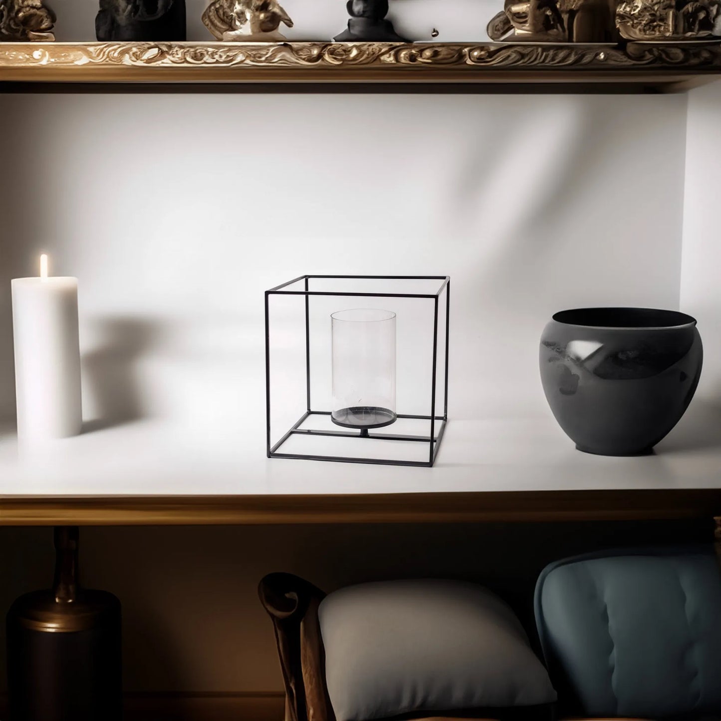 Square Frame Candle Stand
