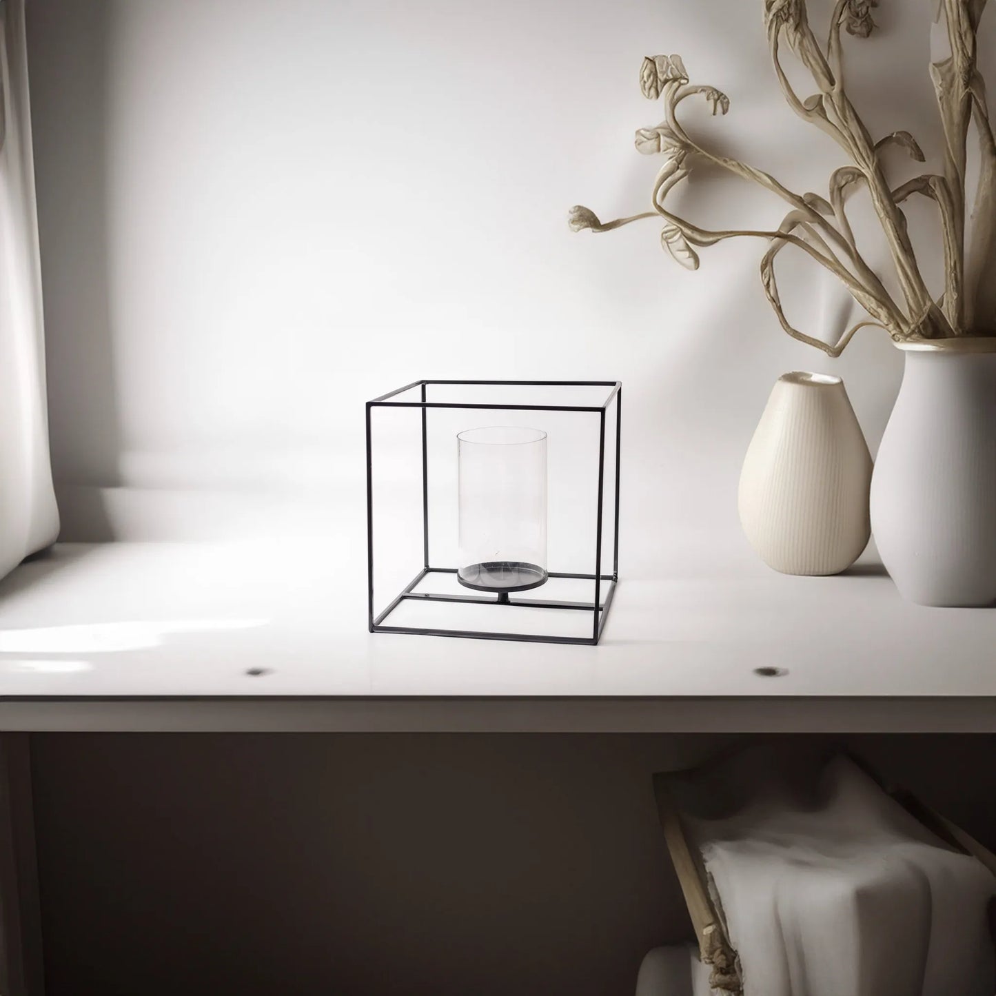 Square Frame Candle Stand