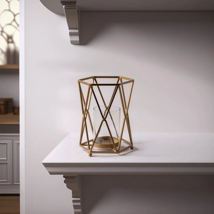 Geometric Pillar Candle Holder
