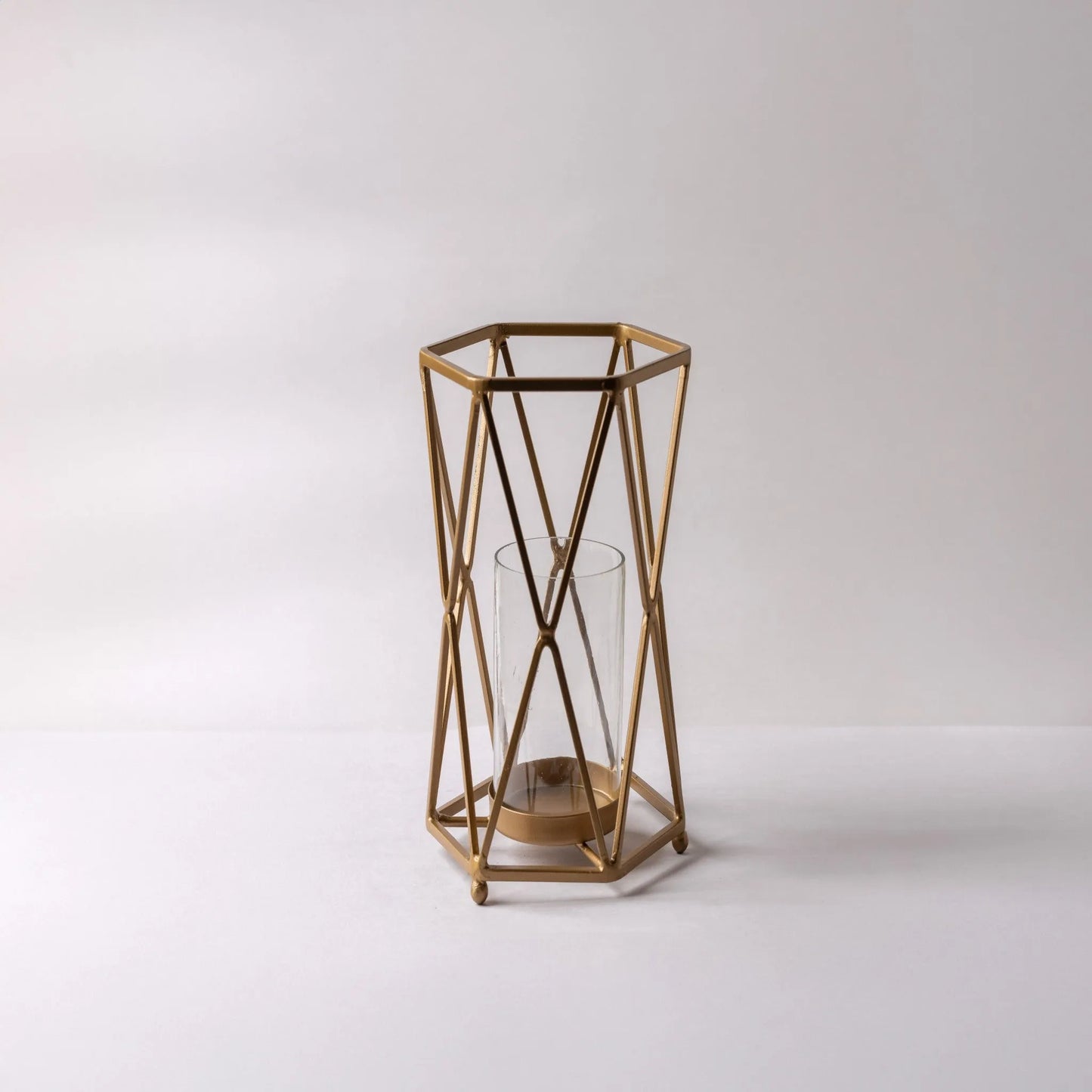 Geometric Pillar Candle Holder