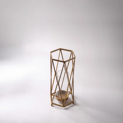 Geometric Pillar Candle Holder