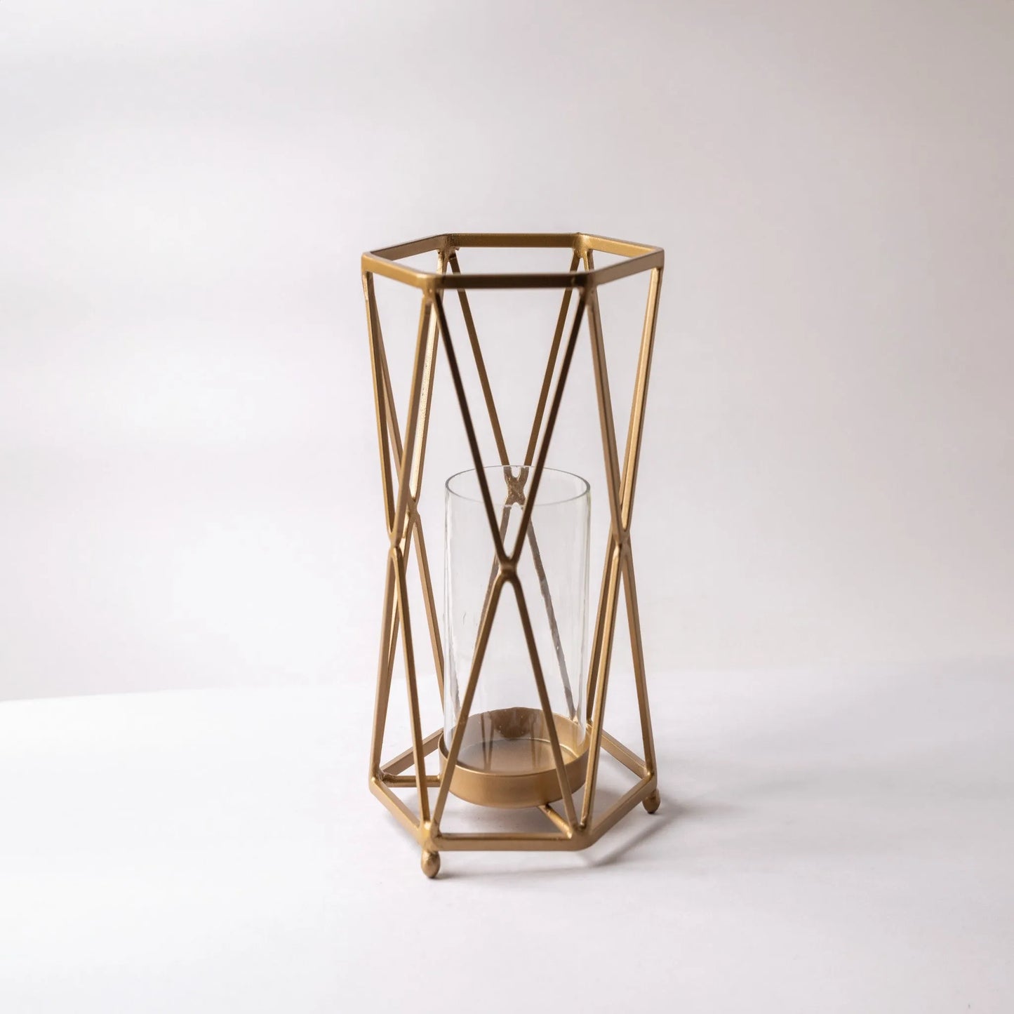 Geometric Pillar Candle Holder