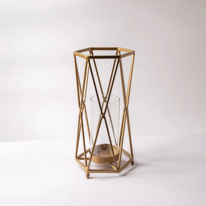 Geometric Pillar Candle Holder