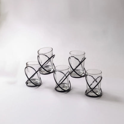 Criss-Cross Design Candle Holder