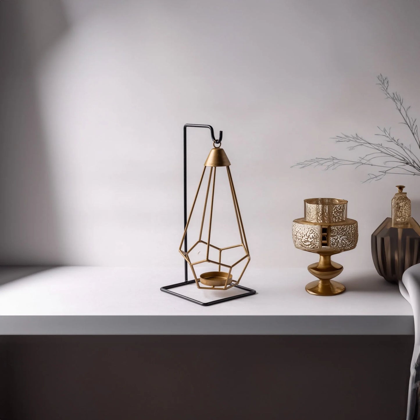 Geometric Hanging Candle Holder