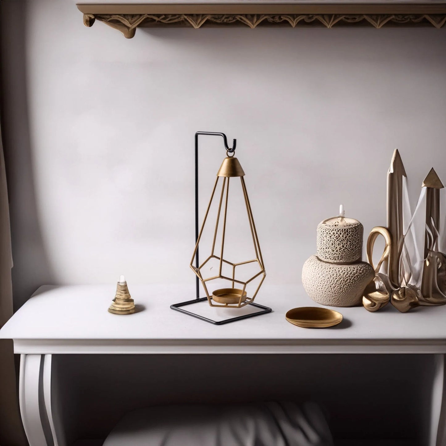 Geometric Hanging Candle Holder