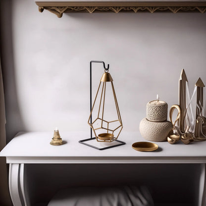 Geometric Hanging Candle Holder