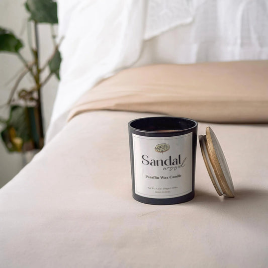Sandalwood Paraffin Wax Jar Candle
