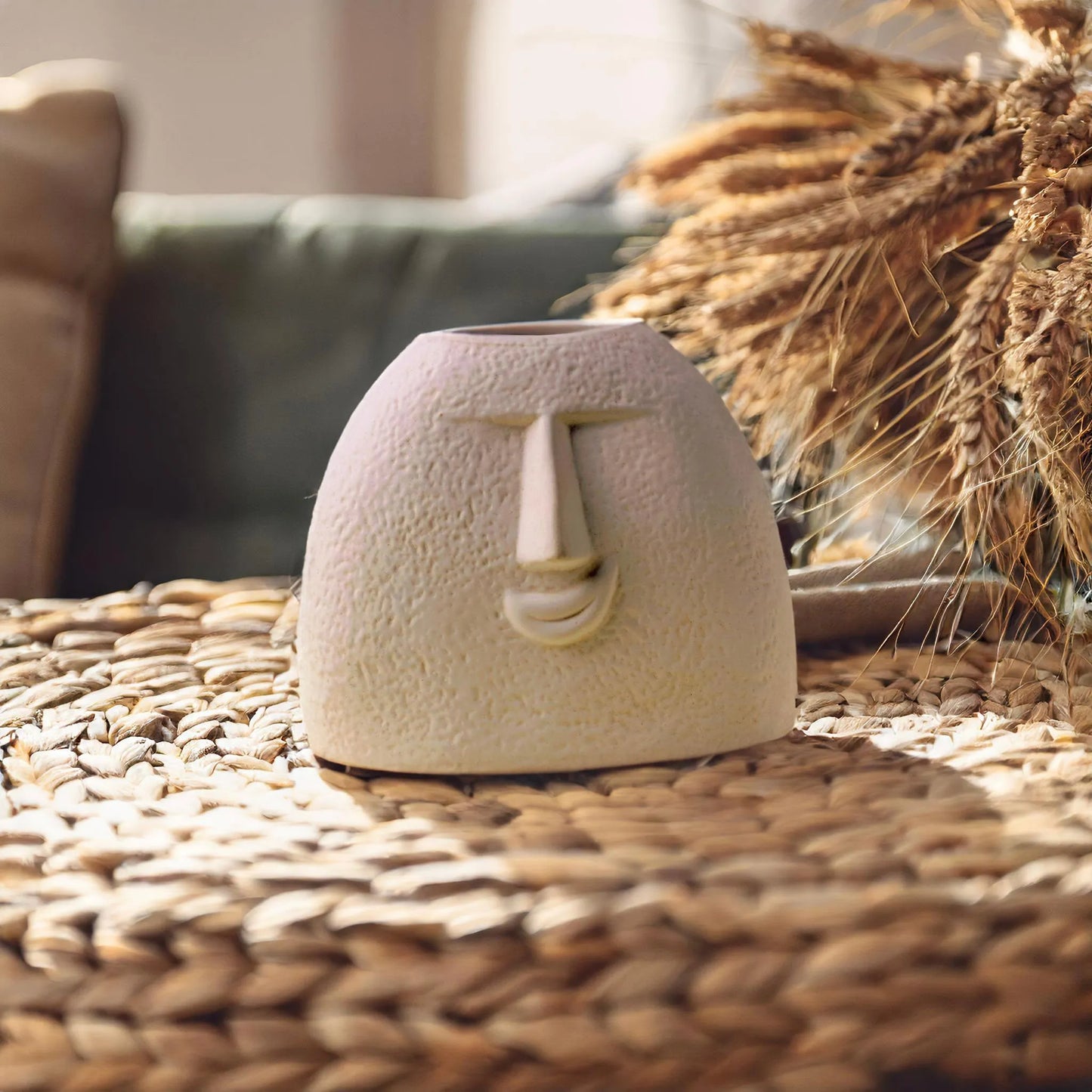 Ceramic Upbeat & Blowing Kiss Vase