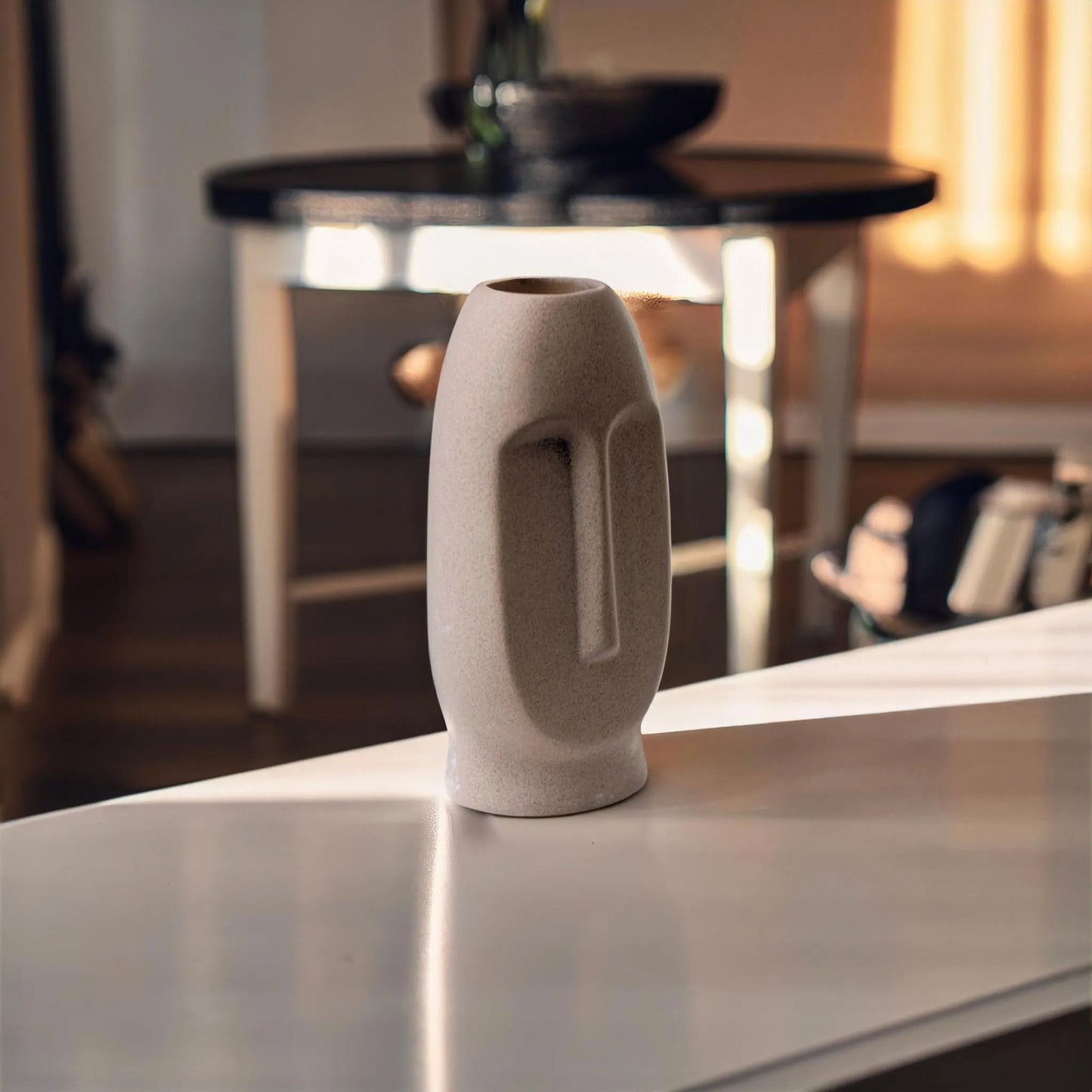Ceramic Face Vase