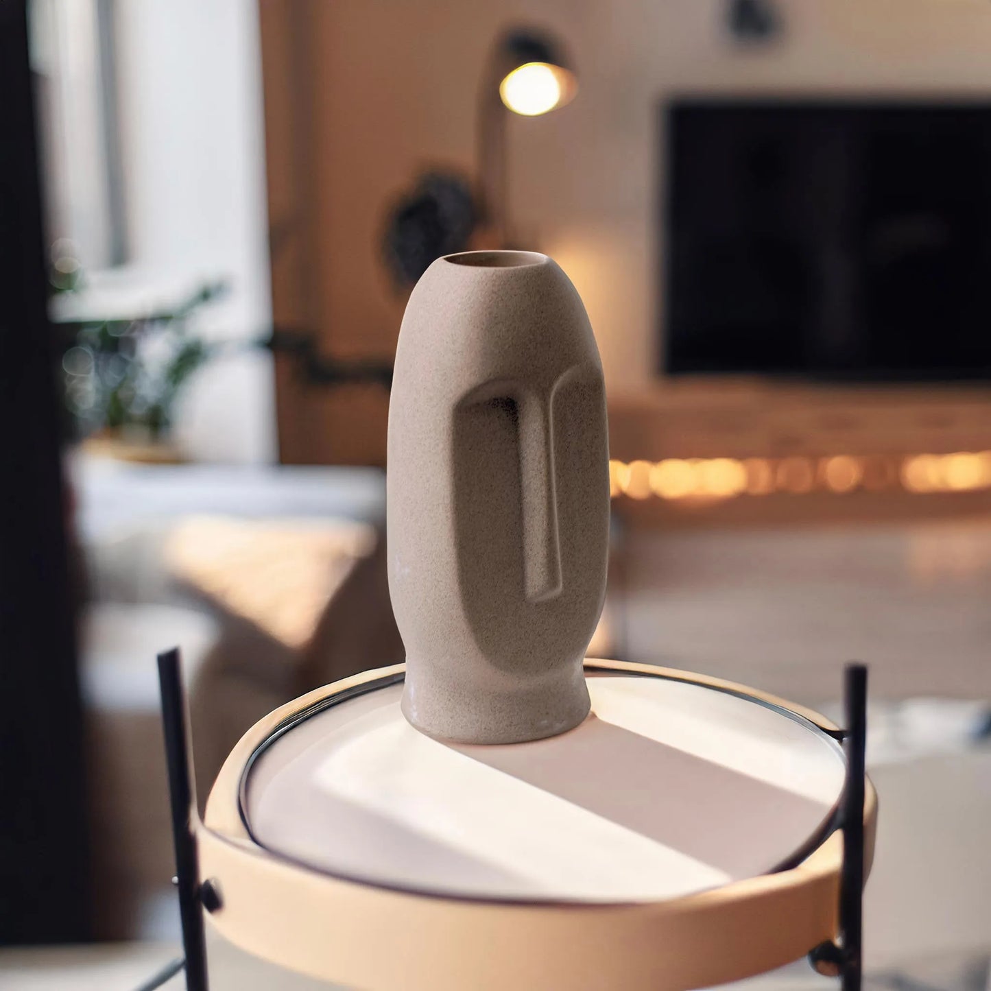 Ceramic Face Vase