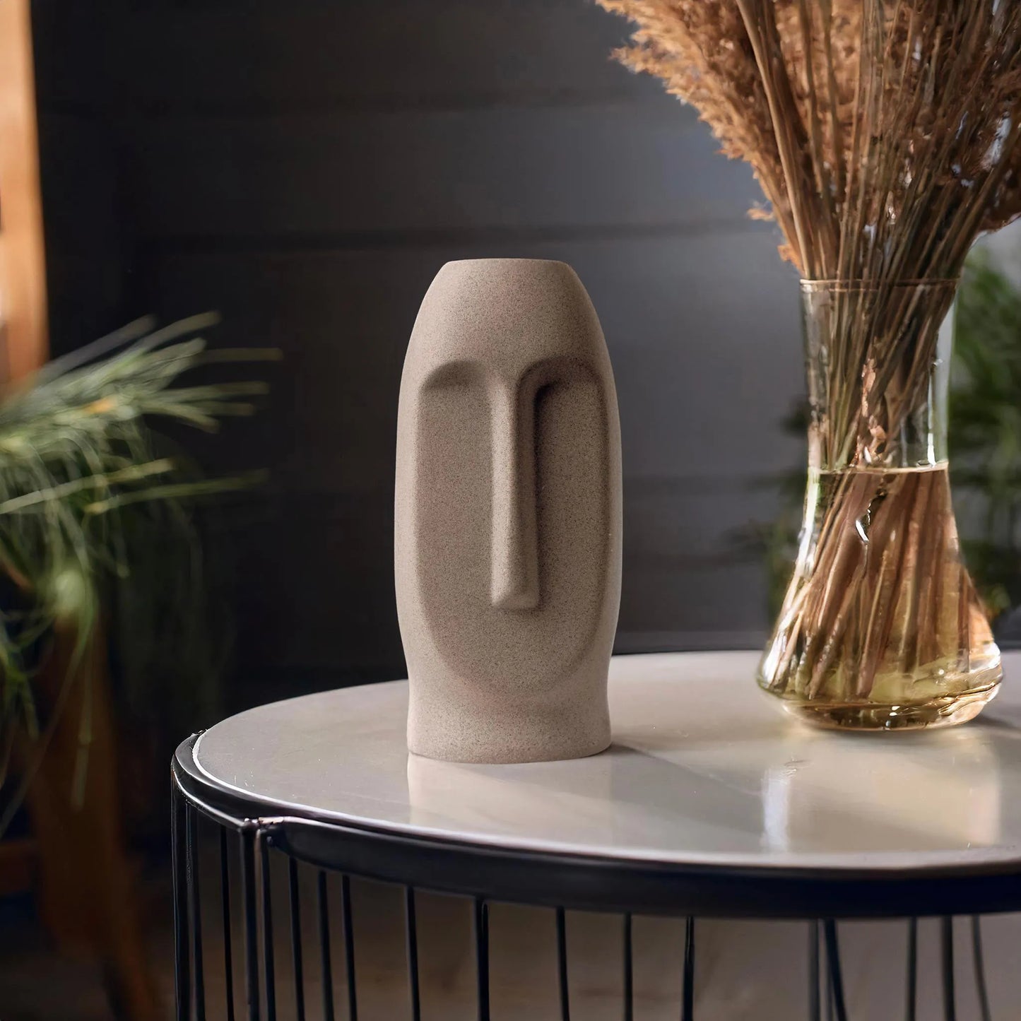 Ceramic Face Vase
